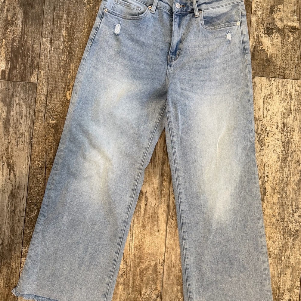 Mica Brand Light Blue Wide-Leg Women Jeans